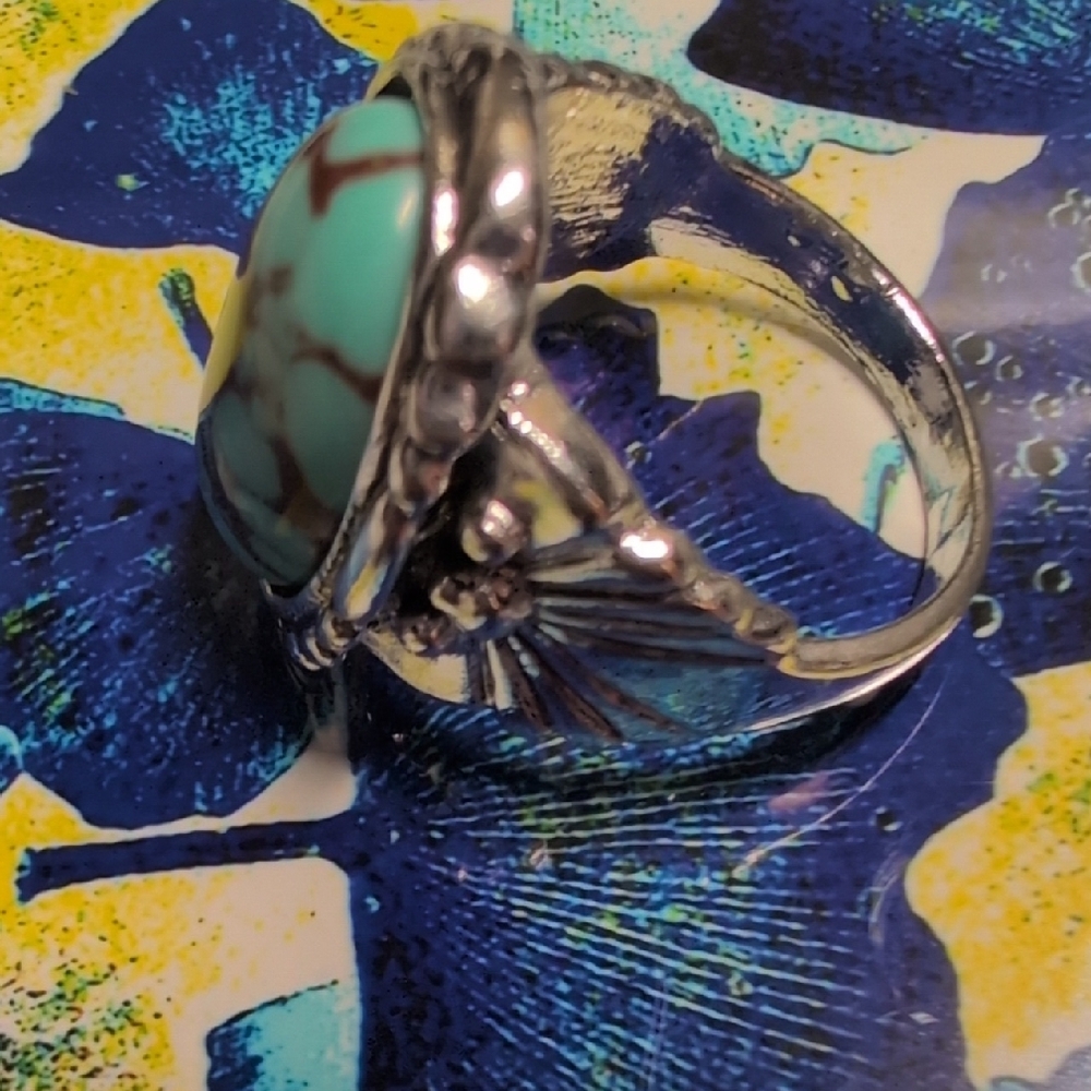 Silver Turquoise Ring - image 2